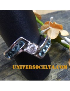 Anillo de Plata y Circonita n 14