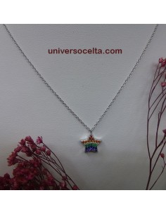 Gargantilla con Estrella de pedrería 681-0052