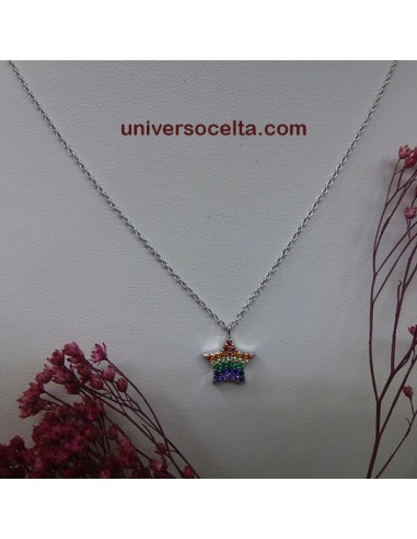 Gargantilla con Estrella de pedrería 681-0052
