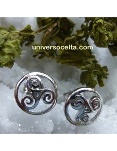 Pendientes celtas con triskel 127-87