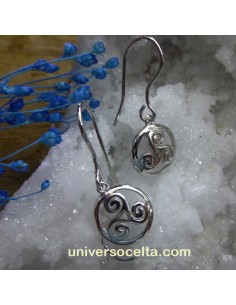 127-88 Pendientes Celtas con Triskel