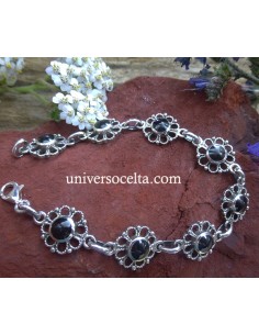 Pulsera de Azabache y Plata P24G