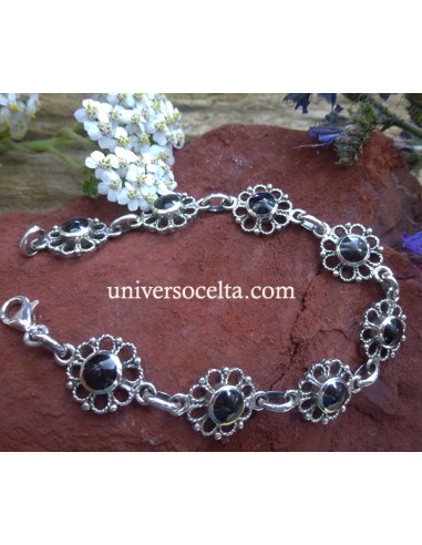 Pulsera de Azabache y Plata P24G