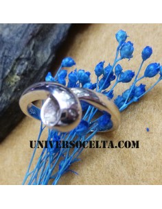 Anillo de Pedida de Plata y Brillante num 14 2