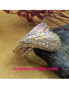 Sortija de Plata y Zirconitas S4665