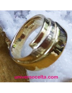 Sortija de plata de ley y Chapado n 17 2