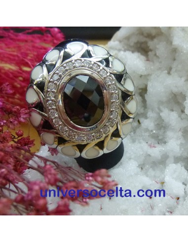 Anillo de Plata y Esmalte nº 14