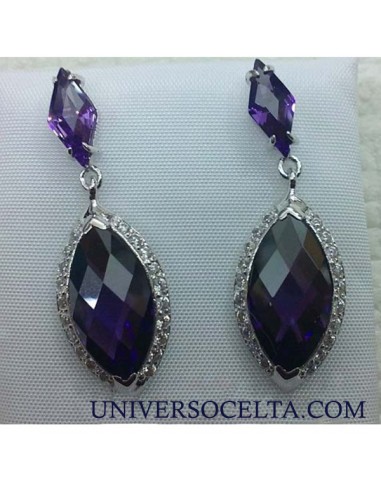 pendientes de plata de ley ref 5998