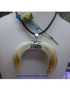 Colgante con Colmillos y Triskel CLM