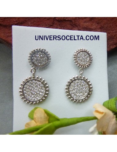 Pendientes de Plata y Pedrería 42740