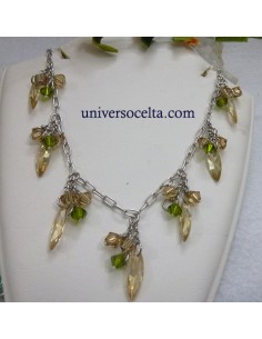 Gargantilla con Cristal Swarovski Verde