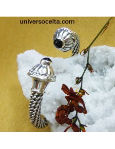Pulsera Torques Celta con Cabezales Gallonados I-2