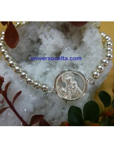 Pulsera de Bolas de plata Extensible BLMV