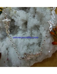 Pulsera con 3 Santinas de Asturias P041