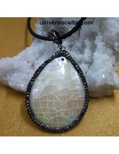 Colgante de Madreperla y Hematites MADP