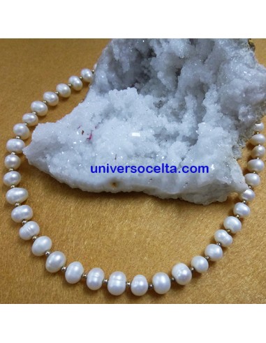 Collar con Perlas Cultivadas y Plata CR7