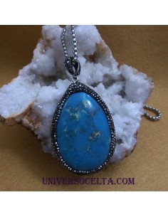 Turquesa Colgante con Cadena 7726