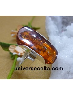 Anillo de Ámbar y Plata AM67