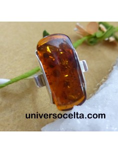 Anillo de Ámbar y Plata AM67 2