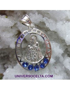 Medalla de Virgen de Covadonga con orla R1103