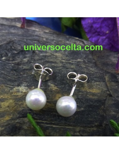 PPB Pendientes de perla pequeño