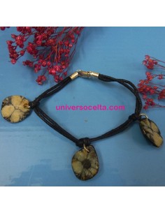 Pulsera Cordón con Quiastolitas PCQ2