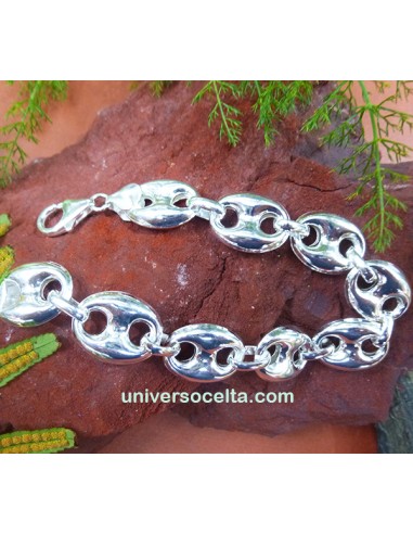 Pulsera de Calabrote en plata de ley