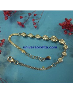 661-0054 Pulsera Veneciana con Pedrería