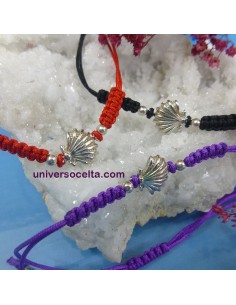 Pulsera del Peregrino con macramé VPM