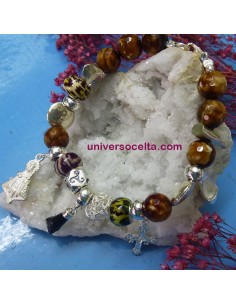Pulsera Artesana con Abalorios y Motivos asturianos ABP 2