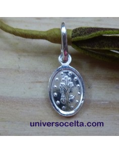 Medalla de plata mini de la Virgen Milagrosa MPP 2