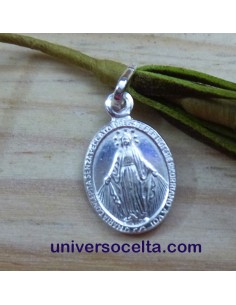 MM1 Virgen Milagrosa Medalla de Plata reversible