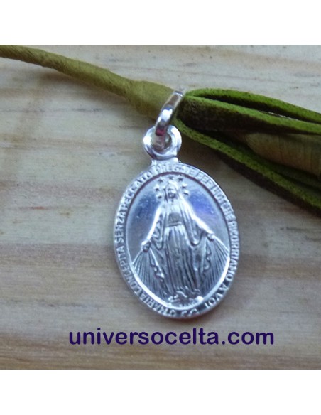 MM1 Virgen Milagrosa Medalla de Plata reversible