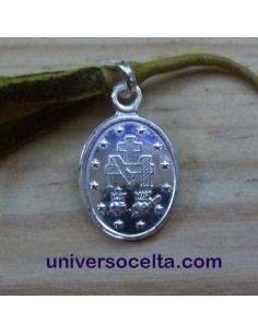 MM1 Virgen Milagrosa Medalla de Plata reversible 2