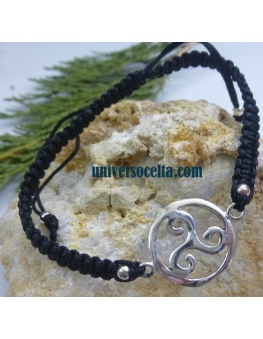 Pulsera con Triskel de Plata 156-0014