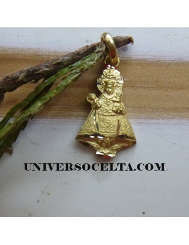 Silueta de la Virgen de Covadonga en Oro SOC
