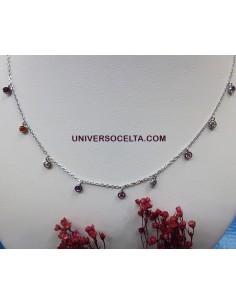 Gargantilla con colores chacra 681-83