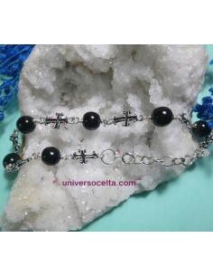CYB Pulsera de plata con... 2