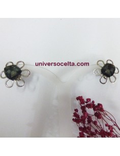 ACQ Pendientes de acero con quiastolita 2