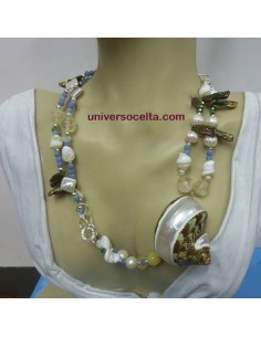 Collar largo con caracola y... 2