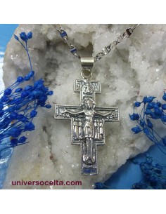 Crucifijo de San Damián en plata SDC