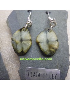 Pendientes de gancho con Quiastolita BASIC 2