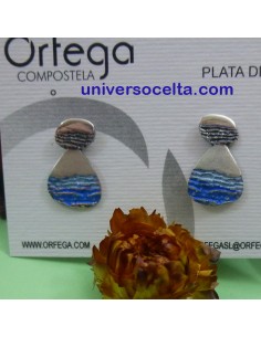 Pendiente Ayla pigmento azul 0112333 2