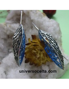 Pendiente Orfega colección Botanic Azul 112329G